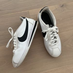 Nike Black and White Cortez